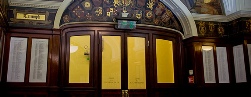 Names on the Hall of Remembrance at Liverpool's Town Hall