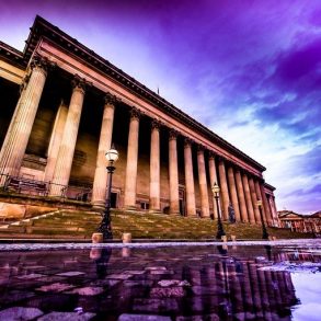 The facade of St George's Hall