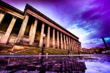 The facade of St George's Hall