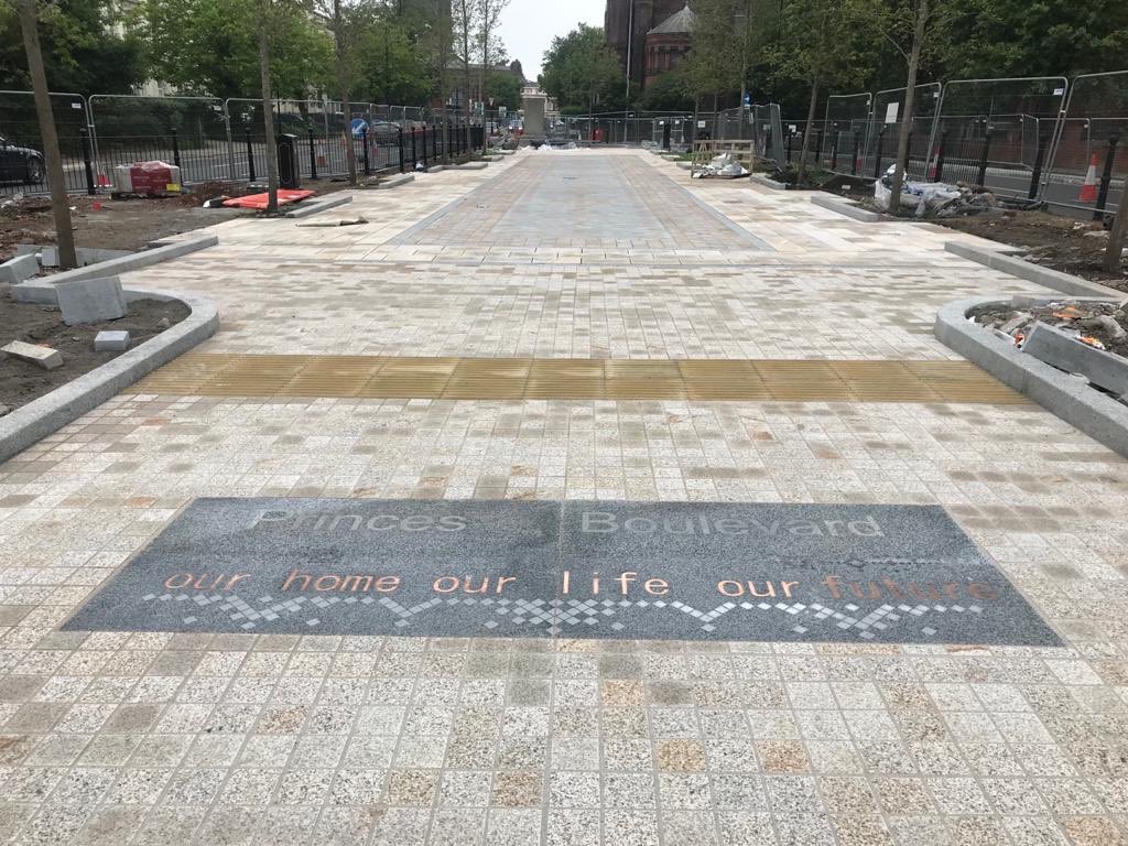 Princes Ave road scheme in Toxteth