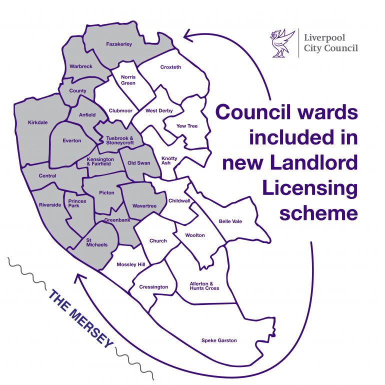 Council wards under new Landlord Licensing scheme