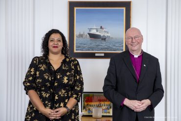 Mayor of Liverpool Joanne Anderson and Bishop of Liverpool Paul Bayes