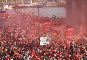 Liverpool FC Champions League parade in 2019