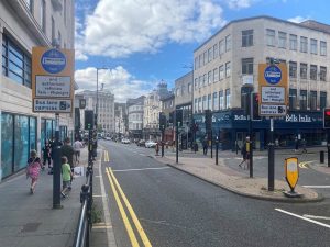 Bus gate for Ranelagh Street