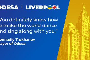 A congratulatory message from Odesa