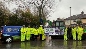 Huyton Civils marks carbon reduction milestone