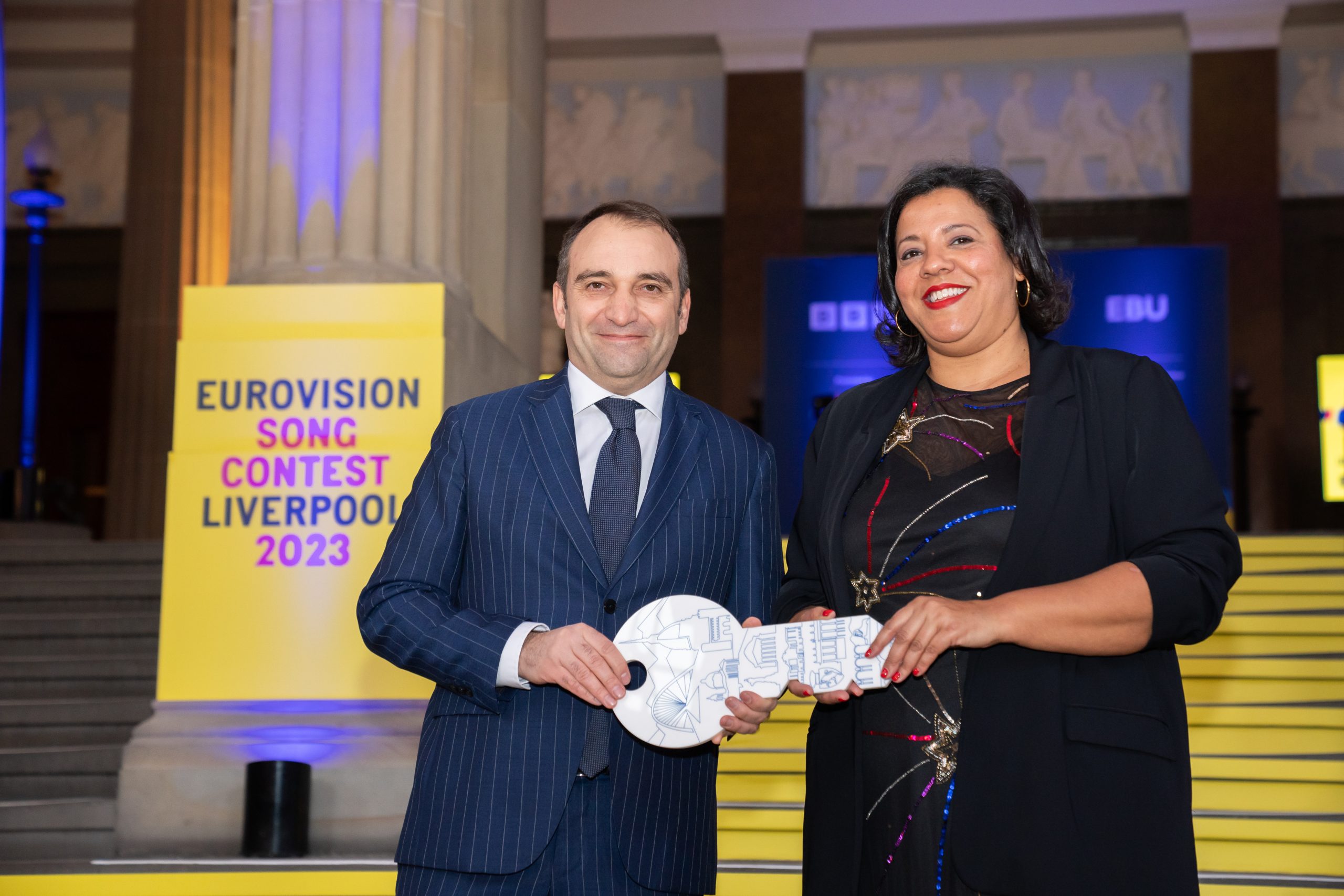 The key to Eurovision 2023 has been officially handed over to Liverpool