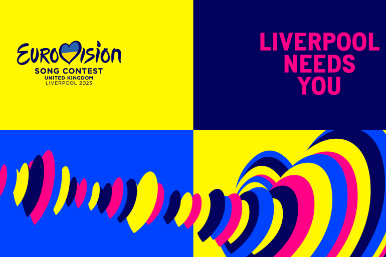 Graphic using Eurovision heart branding and the words 'Liverpool Needs You'