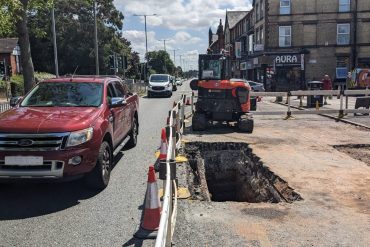 Repairs to a gas pipe on Aigburth Road