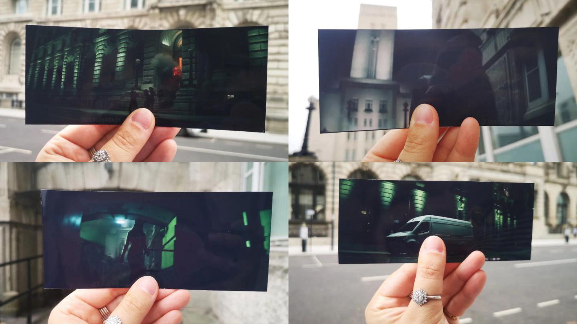 Image shows stills from the Taylor Swift video, and in the background the location. credit Insta @itsrachellouise