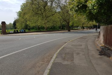 Croxteth Drive at entrance to Sefton Park