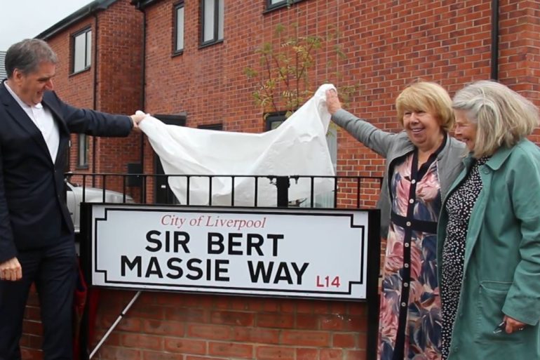 Sir Bert Massie Way unveiled