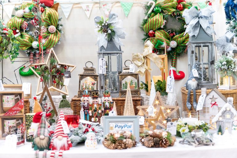 A Christmas stall at Greatie