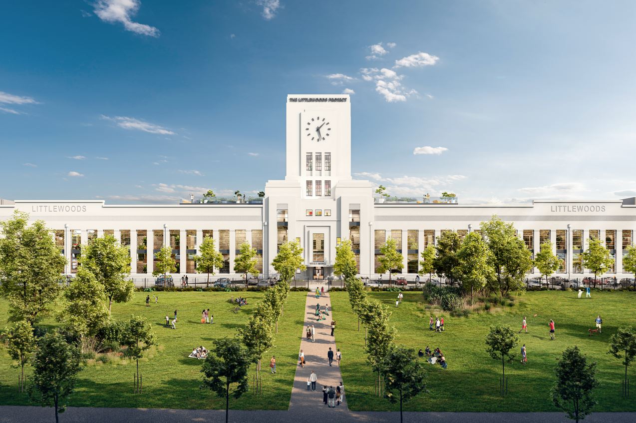 CGI image of Littlewoods Film studios