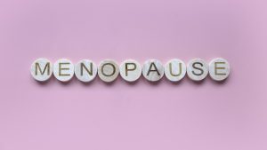 Alphabet form a word menopause.