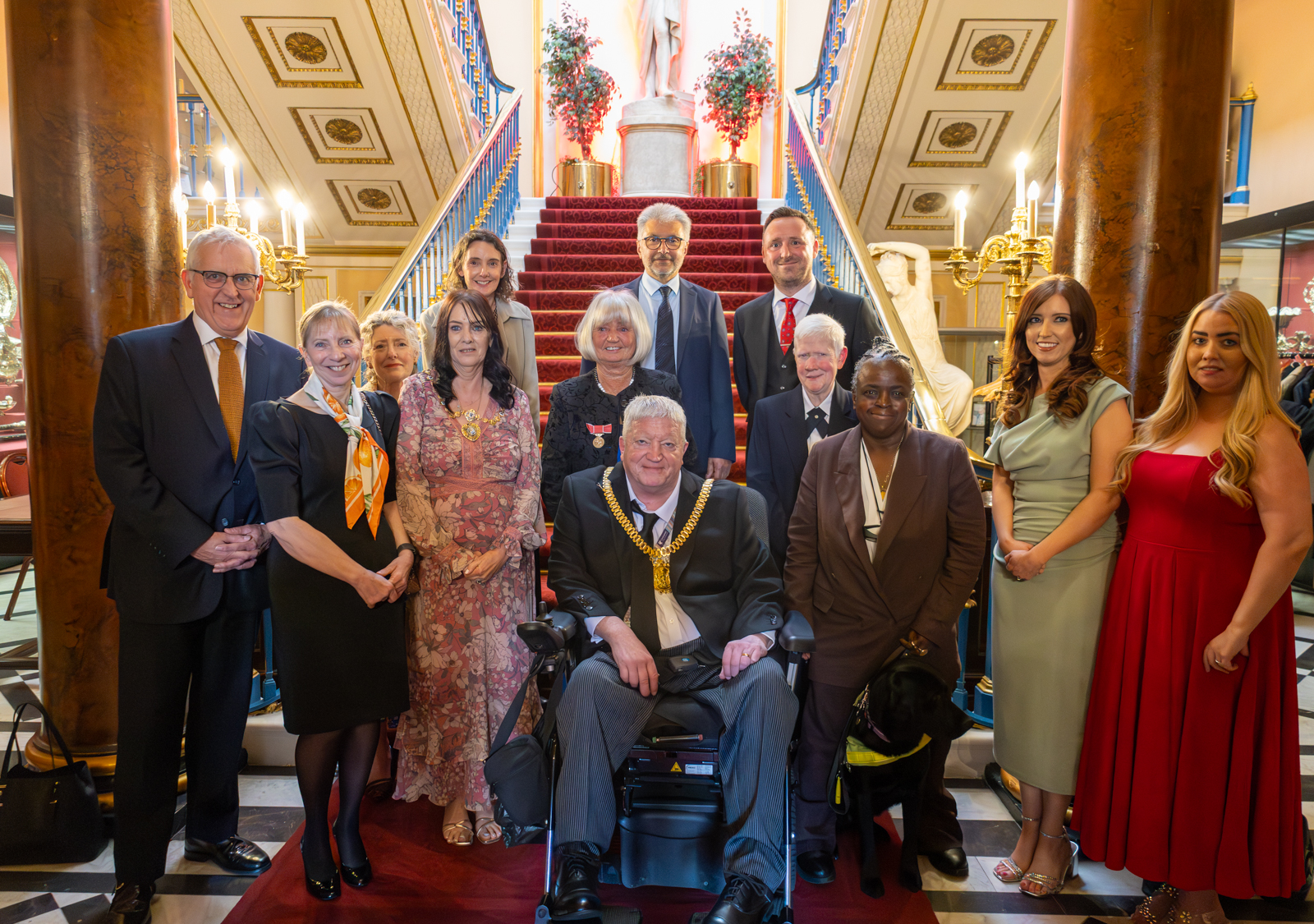 Cllr William Shortall in a group picture