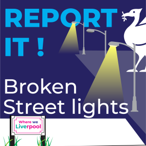 Report it! Broken street lights