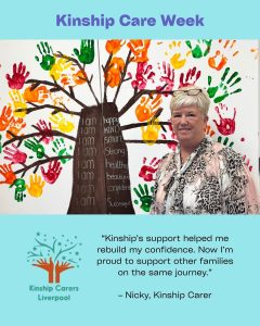 Quote from Nicky on Kinship Care Week.